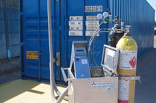 Fosfuro de Aluminio Tratamiento de fumigación con fosfuro de aluminio para silos, contenedores y espacios confinados.
